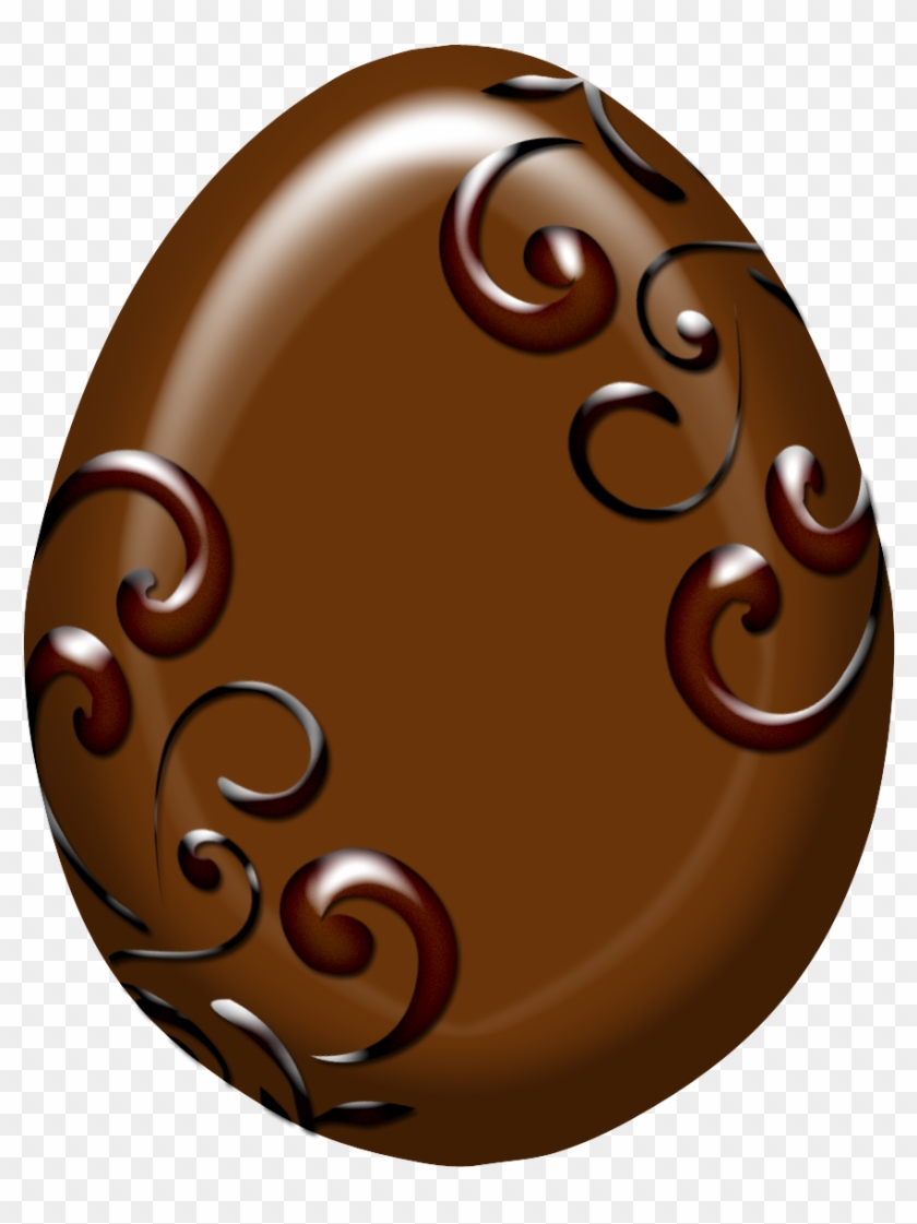 Chocolate Easter Egg Clipart - Egg #489733