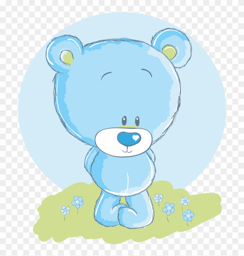 Blue Bear Stickers - Just Woman #490004