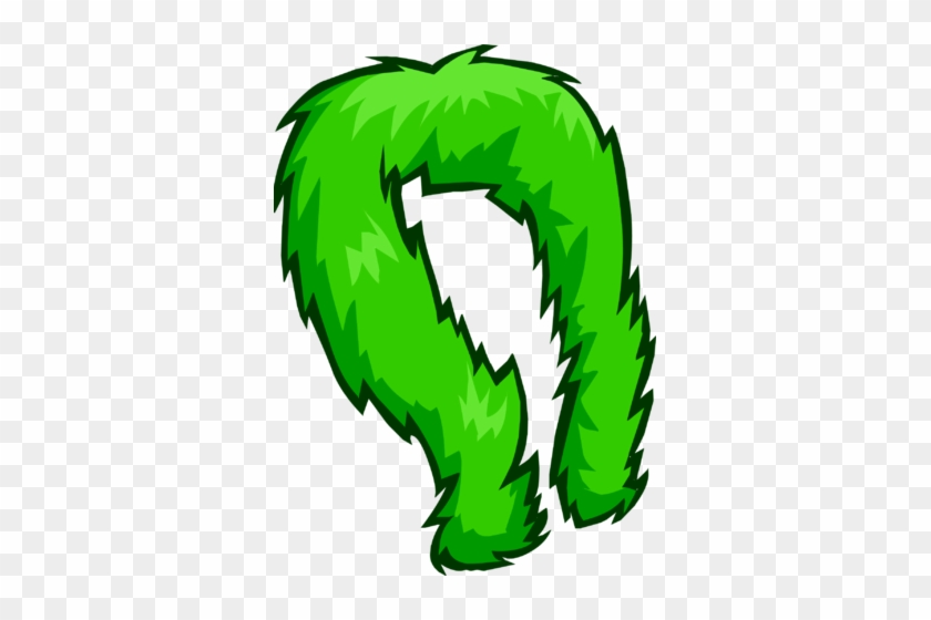 Green Feather Clipart - Club Penguin Boa #490721