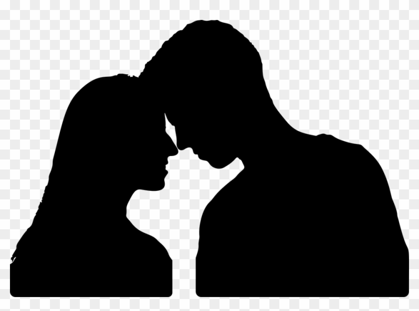 Love Couple Graphics 9, Buy Clip Art - Silhouette Couple Png #491106