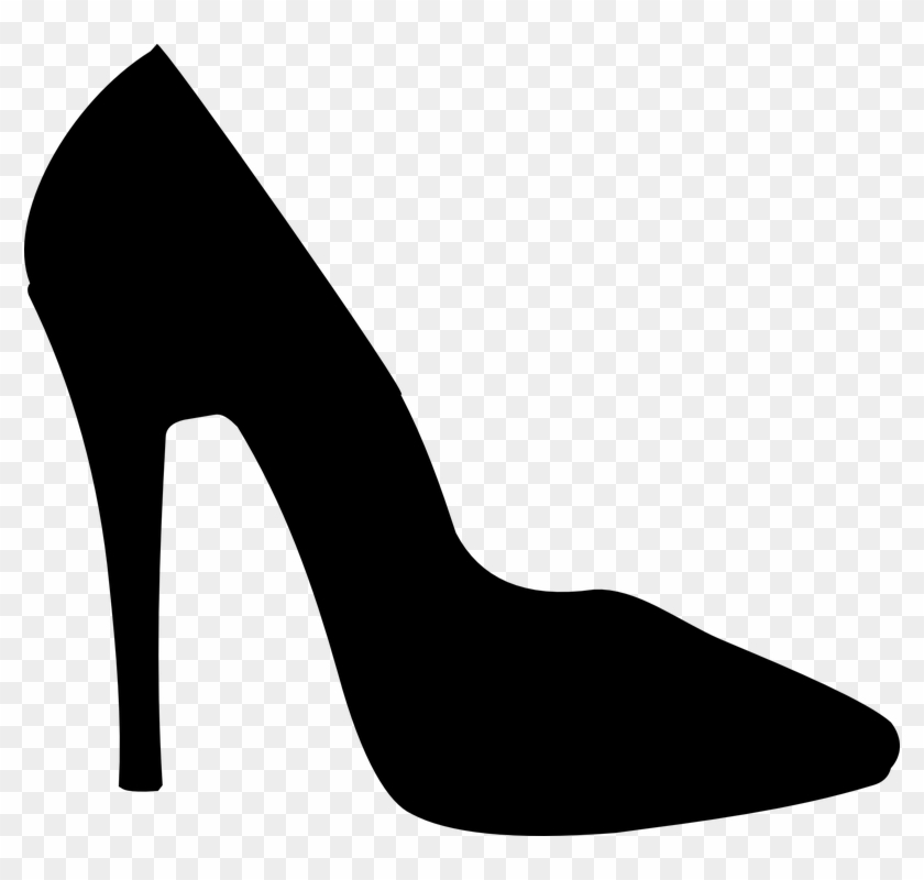 High Heel Shoe Png Black And White Transparent High - Shoes Icon Vector Png  - Free Transparent PNG Clipart Images Download