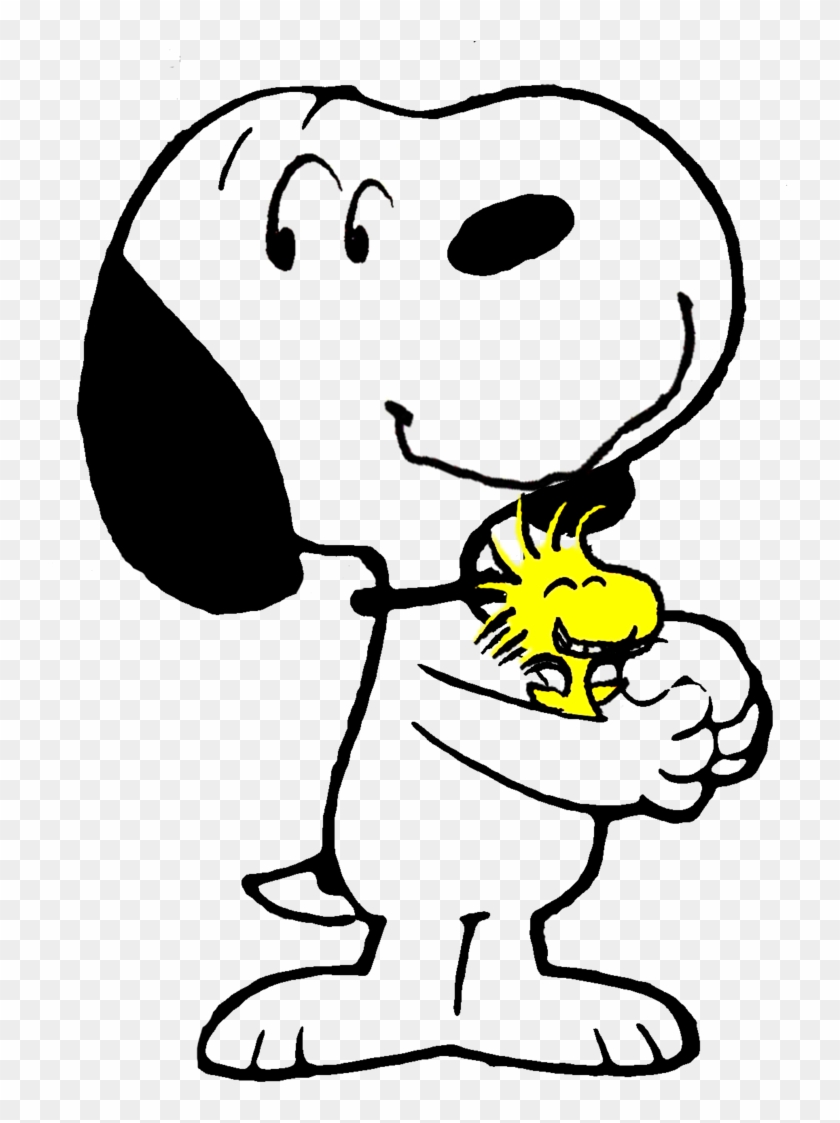 Friendly Hug By Bradsnoopy97 By Bradsnoopy97 - Snoopy With Woodstock On ...