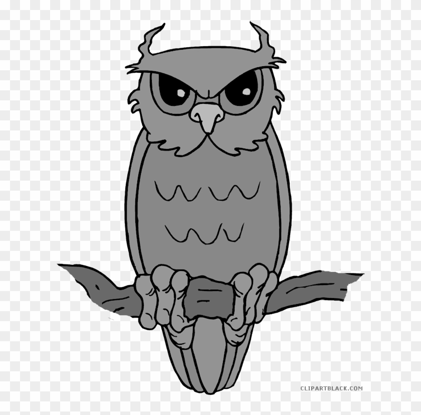 Cute Owl Animal Free Black White Clipart Images Clipartblack - Full Of Angst Rectangle Magnet #495732