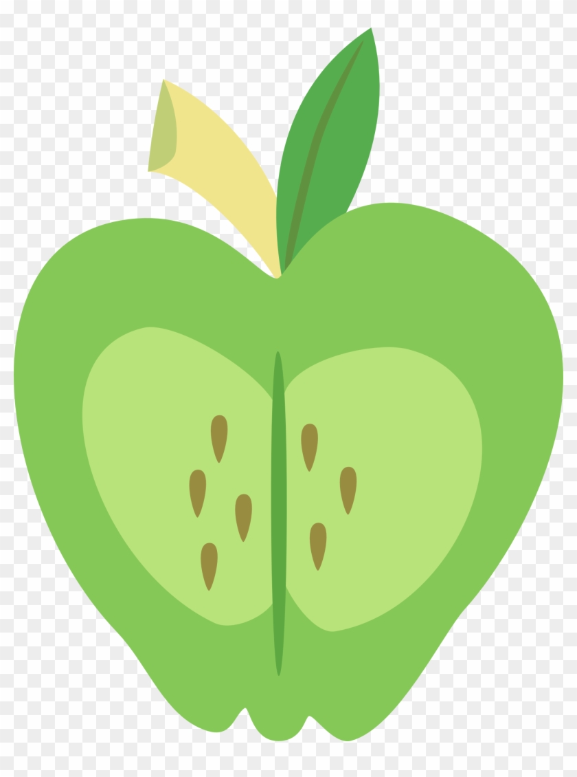 Big Macintosh's Cutie Mark By The Smiling Pony - My Little Pony Green Apple Cutie Mark #497250