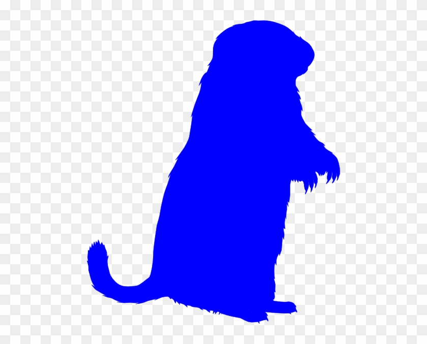 Blue Groundhog Clip Art - Groundhog Outline #90031