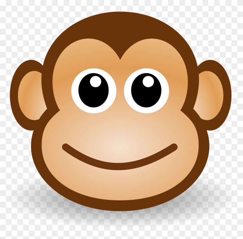 Free Funny Monkey Face - Clipart Monkey Face #93085