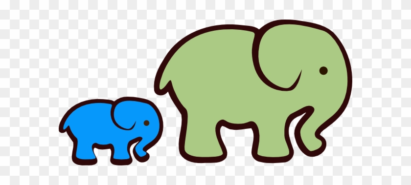 Free Download Baby Elephant Clipart Vector Clip Art - Small Elephant Images Cartoon #93130