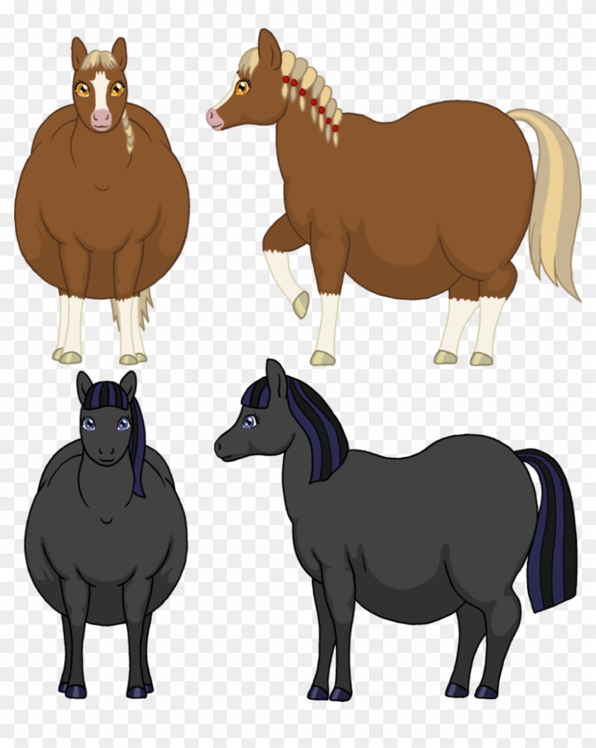 Fat Horse Characters By Soobel On Deviantart Fat Horse Drawing Free Transparent Png Clipart Images Download - fat yoshi roblox id