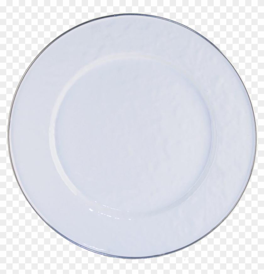 Ww07 Solid White Dinner Plate Sc 1 St Shabby Chic Decor - Beveled Glass #502068