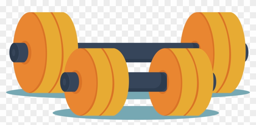 Dumbbell Euclidean Vector Clip Art - Euclidean Vector #503275