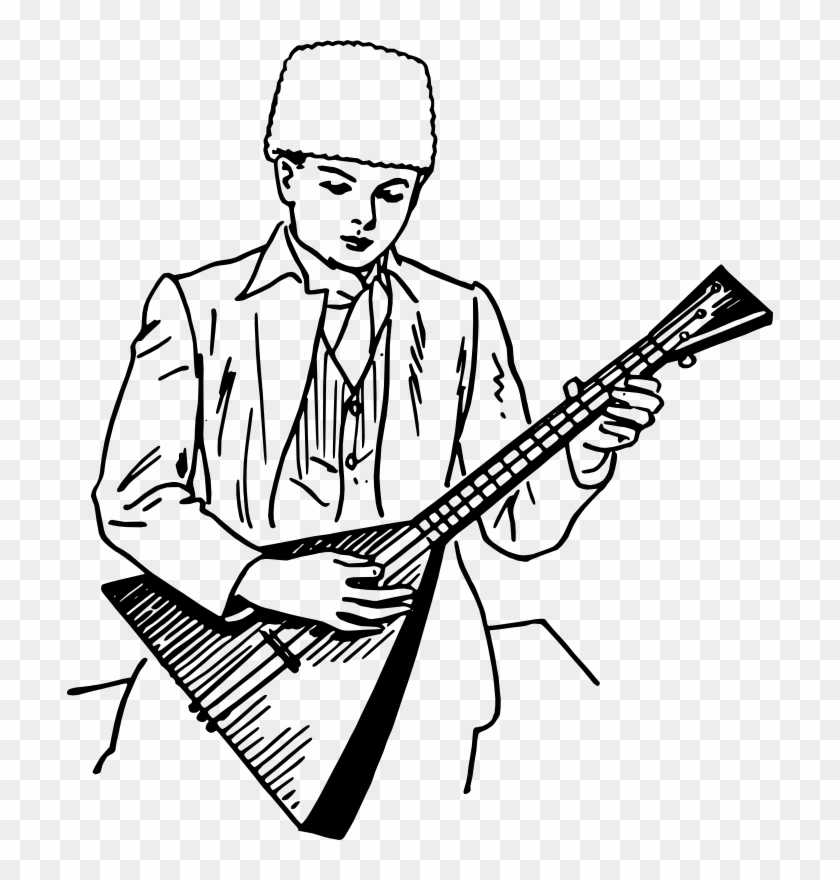 Boy Playing Balalaika - Balalaika #503643