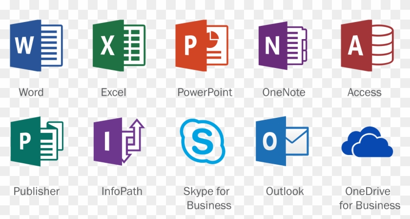 Access Office 365 Icon - Office 365 Applications Skype - Free Transparent  PNG Clipart Images Download
