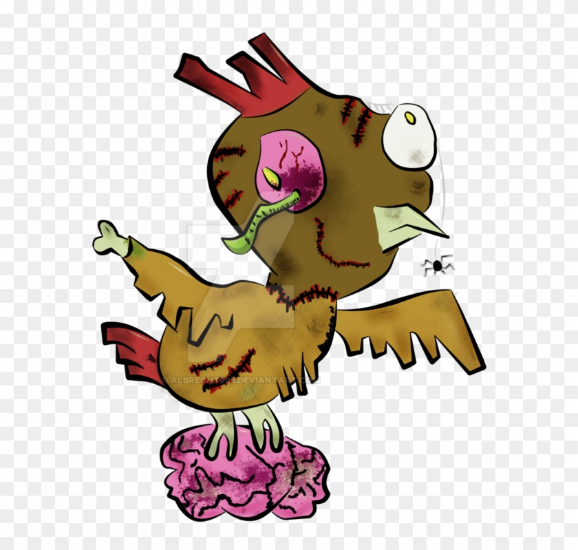 Zombie Chicken Brown By Albrecht995 Zombie Chicken - Drawing #507107