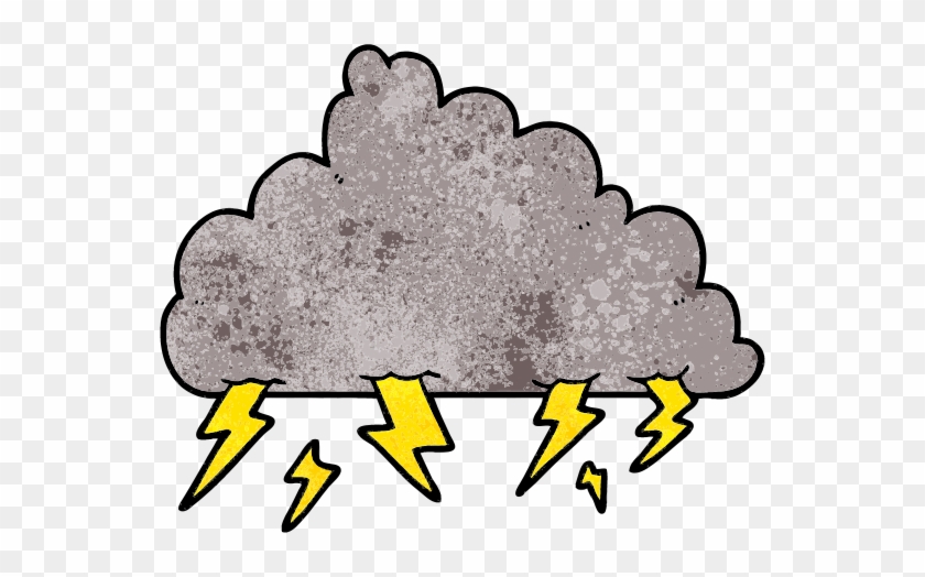 Cartoon Thundercloud Icon - Cartoon Storm #507652