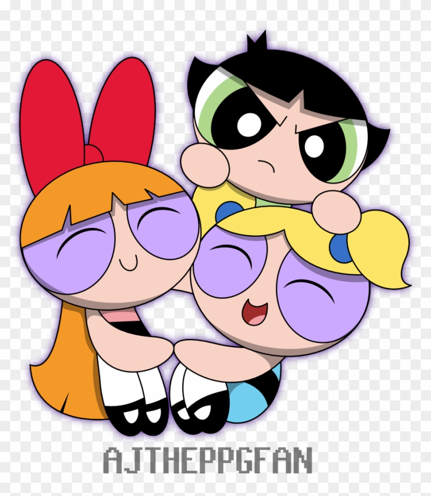 Group Hug Remake By Ajtheppgfan Group Hug Remake By - Powerpuff Girls 2016 Hugging #508204