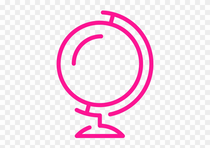 Globe Clipart Pink - Maker's Mark #509973