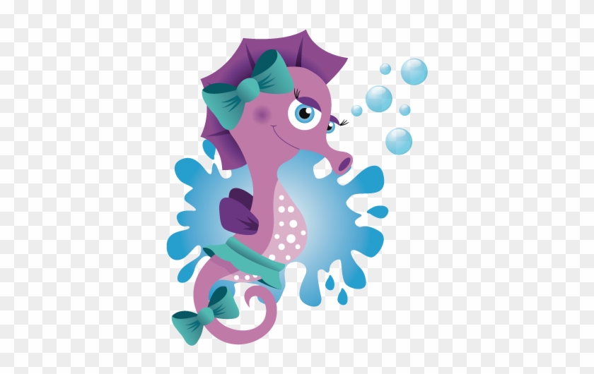 Childrens Swimming Lessons Seahorse Paula Dagnall 2018 - Cartoon #510354