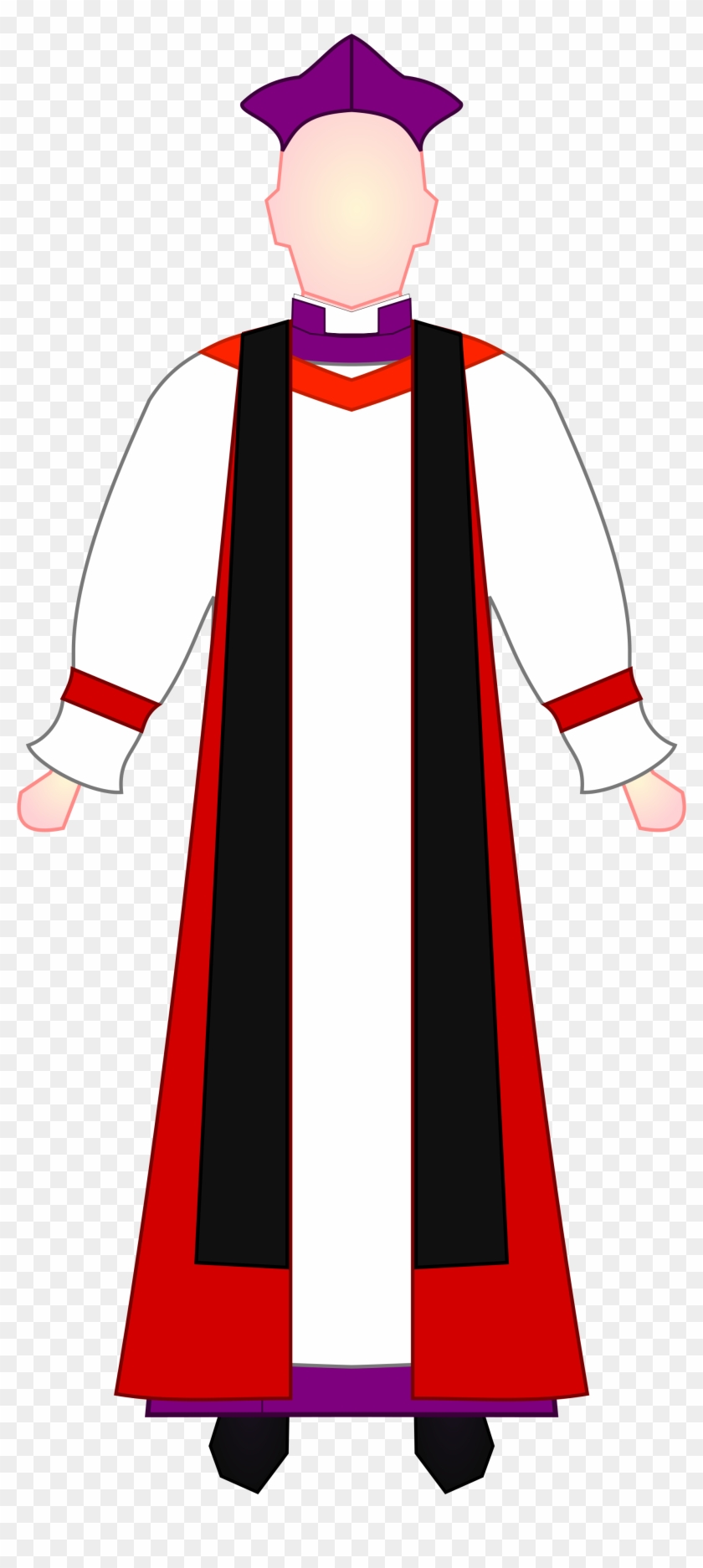 Open - Anglican Bishop Choir Dress - Free Transparent PNG Clipart ...