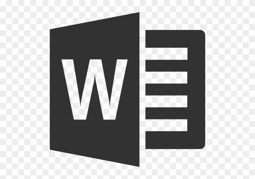 Microsoft Office Suite Training - Microsoft Word Logo Black And White -  Free Transparent PNG Clipart Images Download