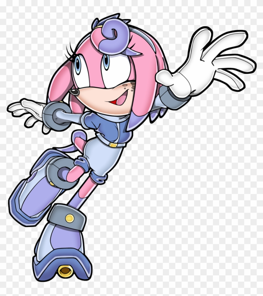 Graceful Skater Sonic Channel Comm - Sonic Channel Fan Characters #514048