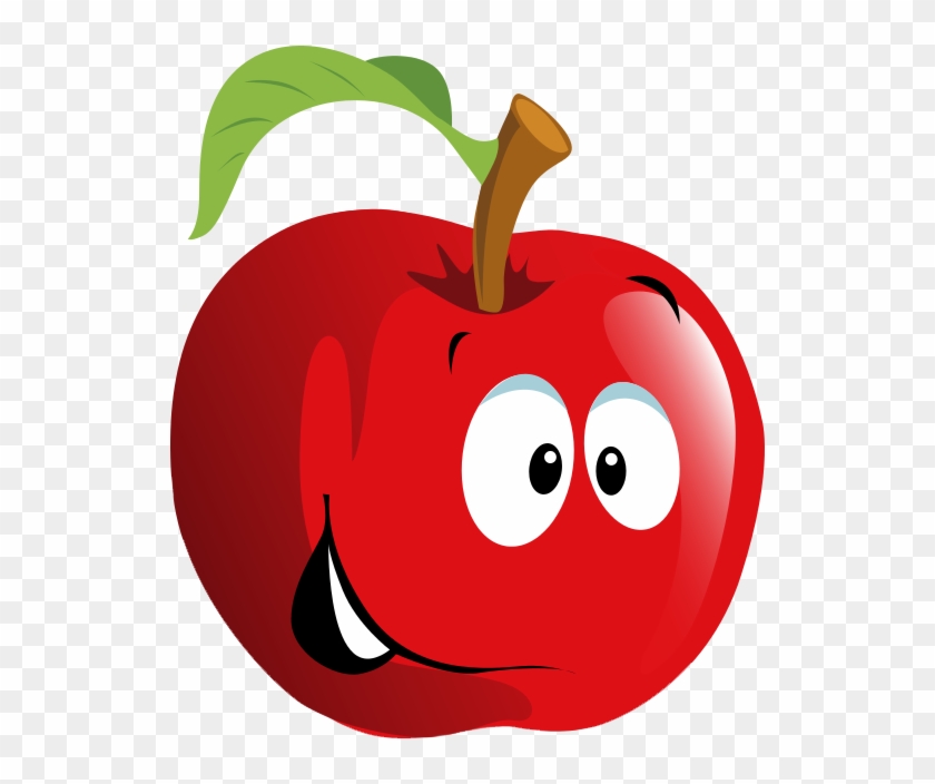 Free Cartoon Red Apple Clip Art - Яблочко Пнг #514284