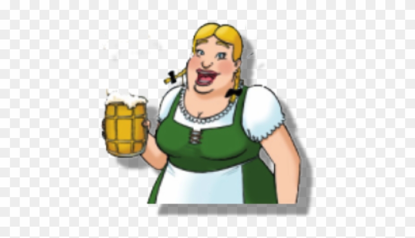 German Clipart Stereotype - Big German Woman #514655
