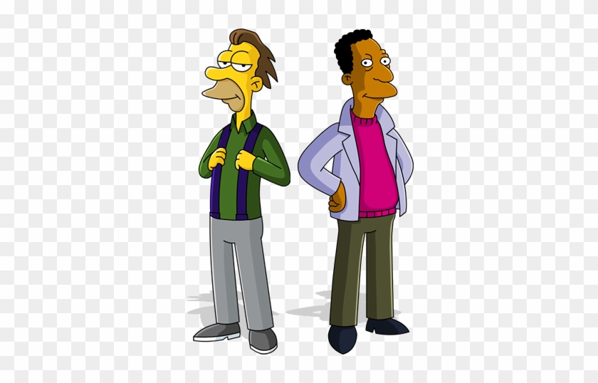 los simpson carl lenny