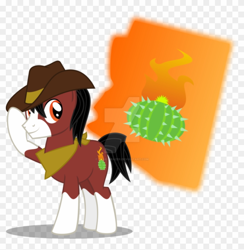 Cactus Fire Of Marizona By Mlp-trailgrazer - My Little Pony: Friendship Is Magic #516099