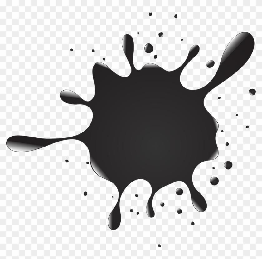 black paint splatter clip art