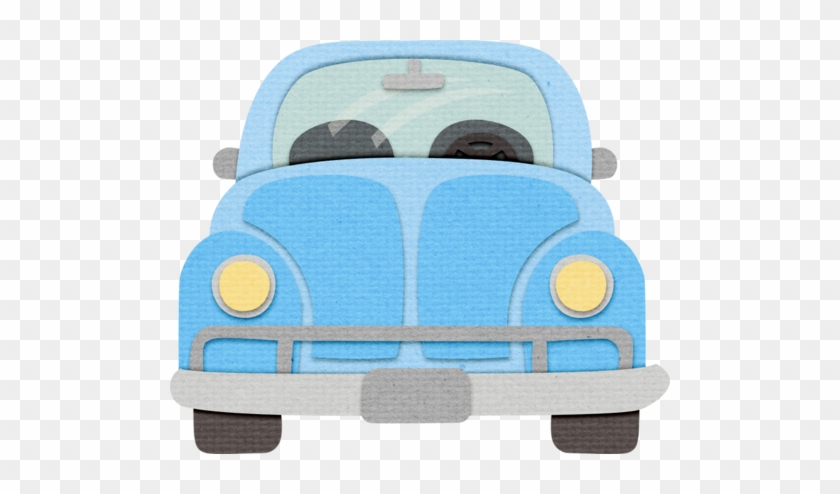 Blue Car - Cute Stiched Beetle Car Png Clipart #516768