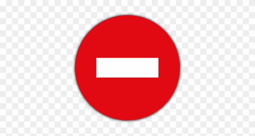 No Entry Safety Sign Pv06 - Icon #520538