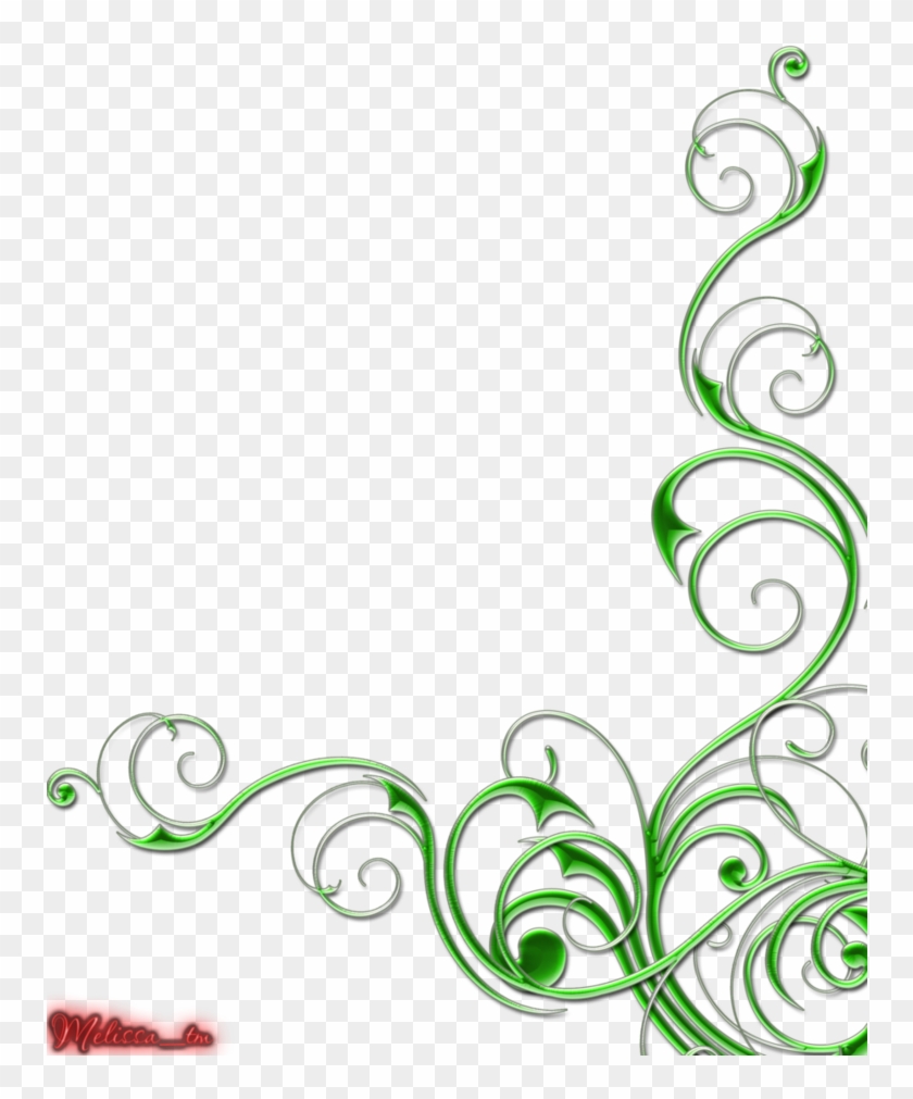 Green Swirls Png By Melissa Tm On Deviantart - Portable Network Graphics #521141