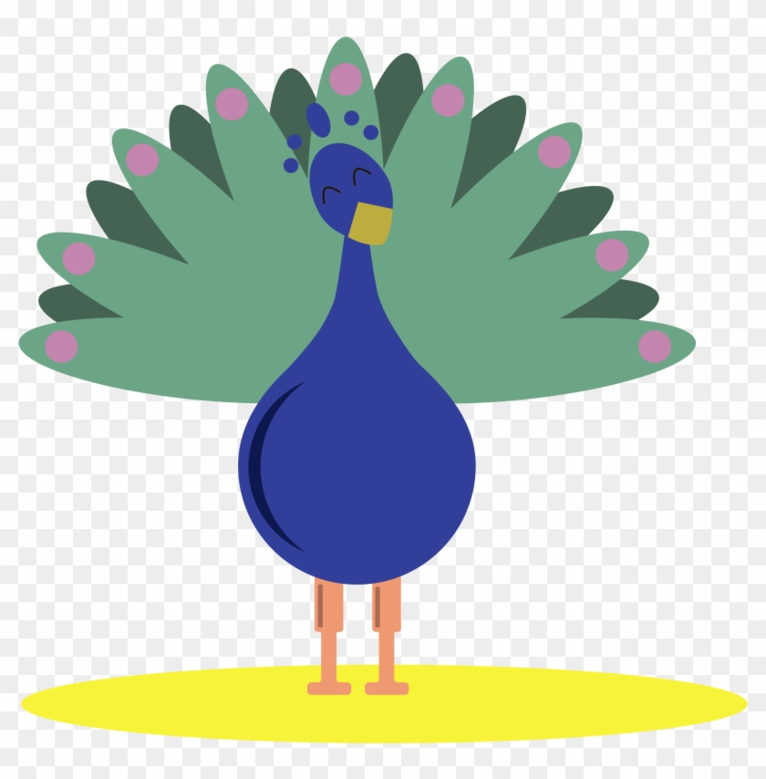 Hey There, I'm Polly The Peacock - Vector Graphics #521550