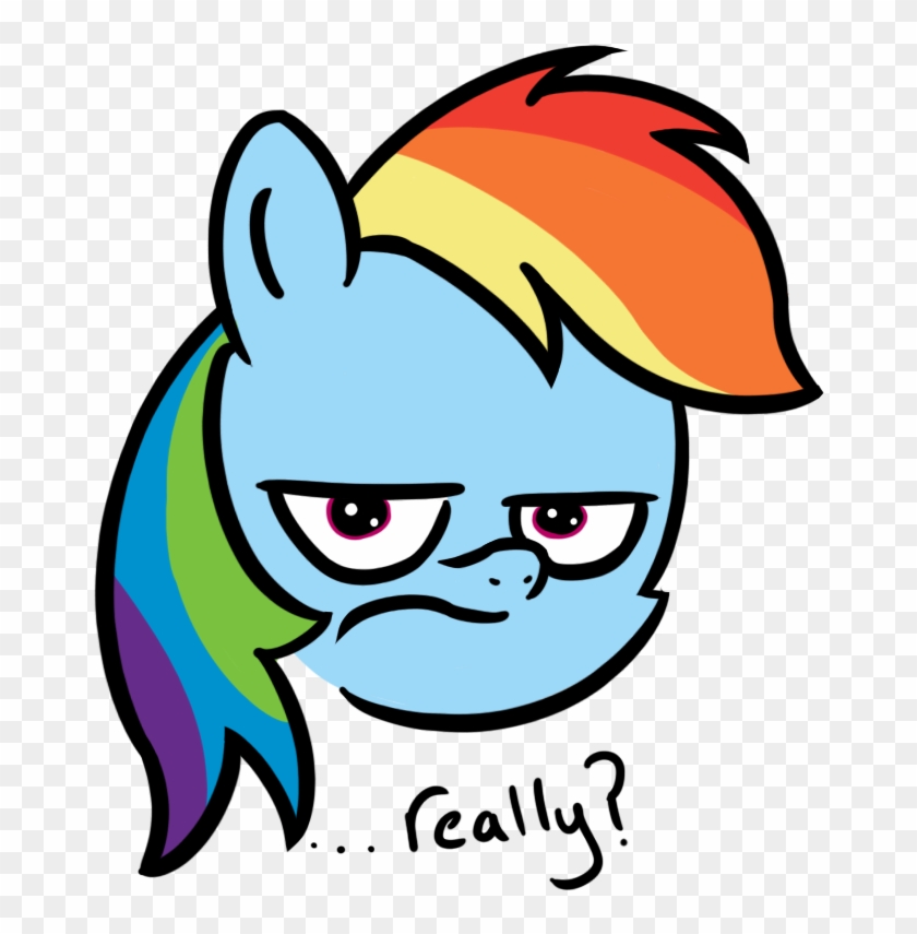 Rainbow Dash Is Unamused By Anevilzebra - Unamused #524557