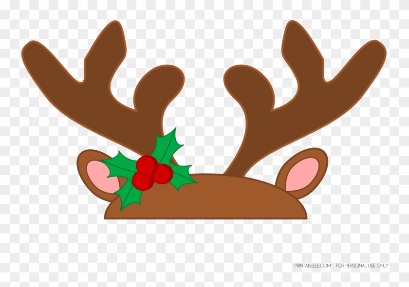 Printable Reindeer Antlers - Printable World Holiday