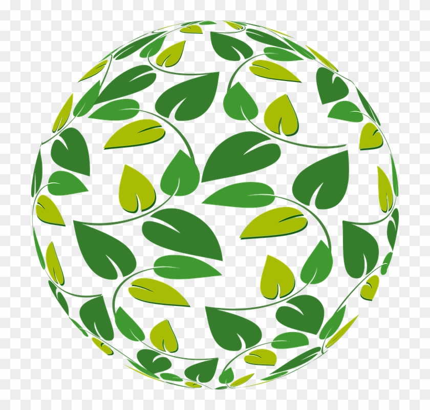 Leaves Circle Cliparts 7, - Eco Social #531906