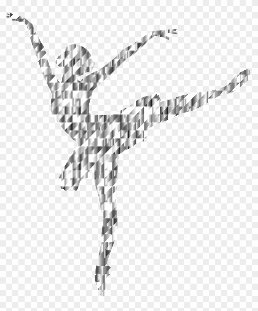 Graceful Ballerina Silhouette No Background - Ballerina Drawing White Background #532161