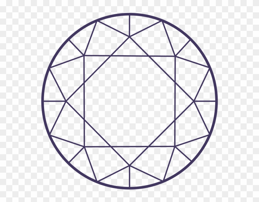 Round - Eight Pointed Star Symbol #532566