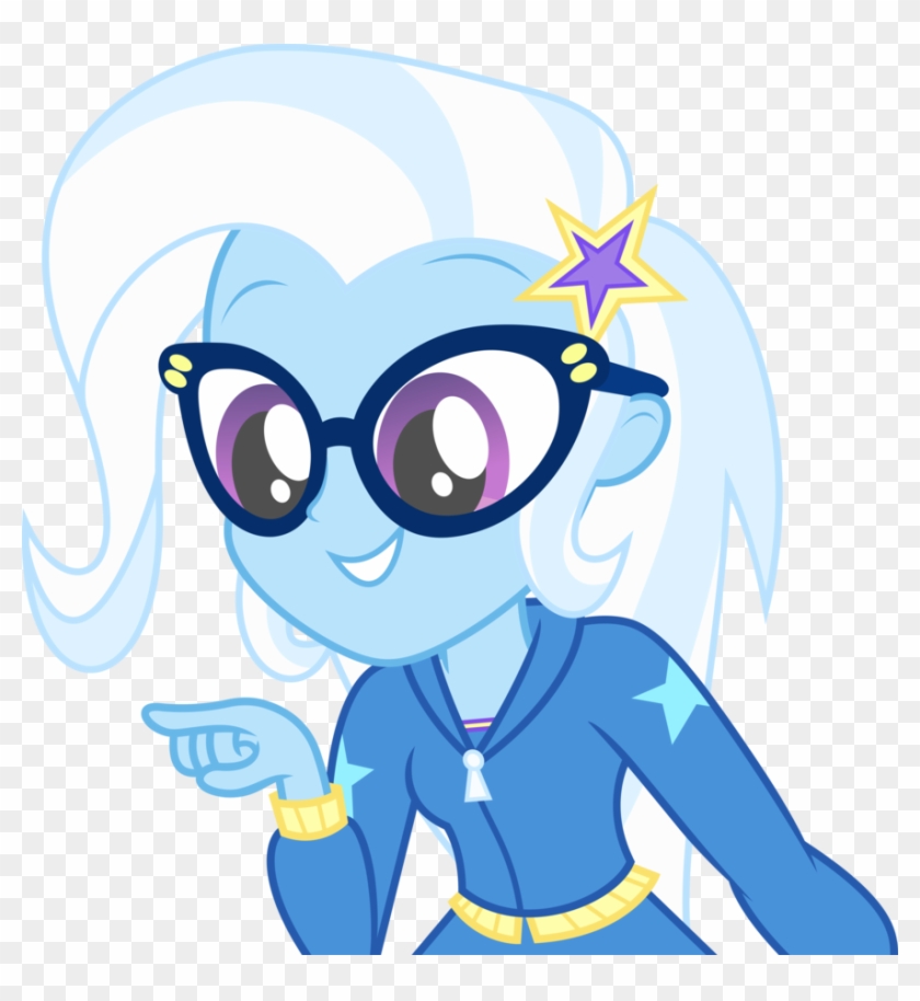 Mlp Eqg Trixie Vector By Luckreza8 - Eqg Trixie - Full Size PNG Clipart ...