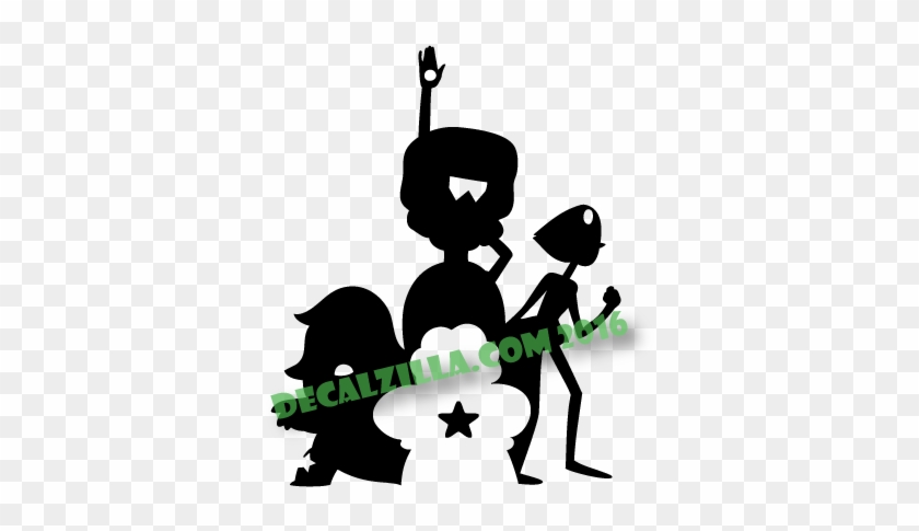 Steven Universe Silhouette Decal Sticker - Cartoon #537034