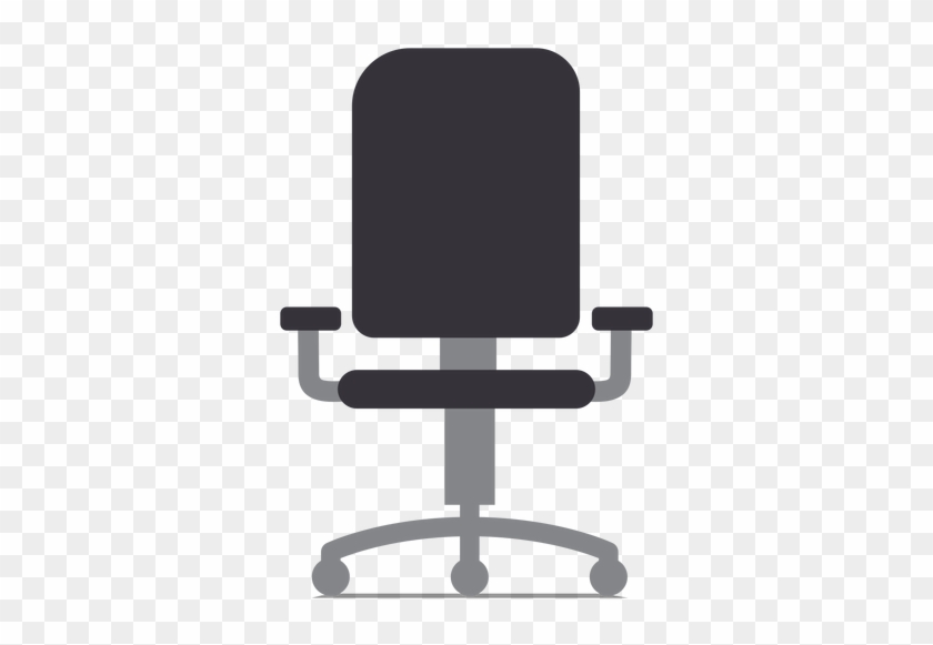 Elegant Rolling Chair Flat Rolling Chair Transparent - Office Chair Icon Png #537506