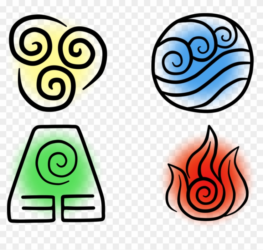 Water Earth Fire Air Avatar Last Airbender Free Transparent Png Clipart Images Download - roblox avatar fire