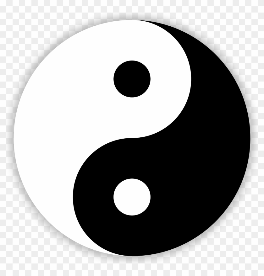 Most People Are Somewhat Familiar With Yin And Yang - Chinese Black And White Symbol #540438