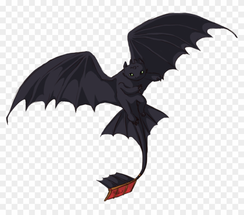 How To Train Your Dragon Toothless Drawing Deviantart - Toothless Flying Transparent #540915