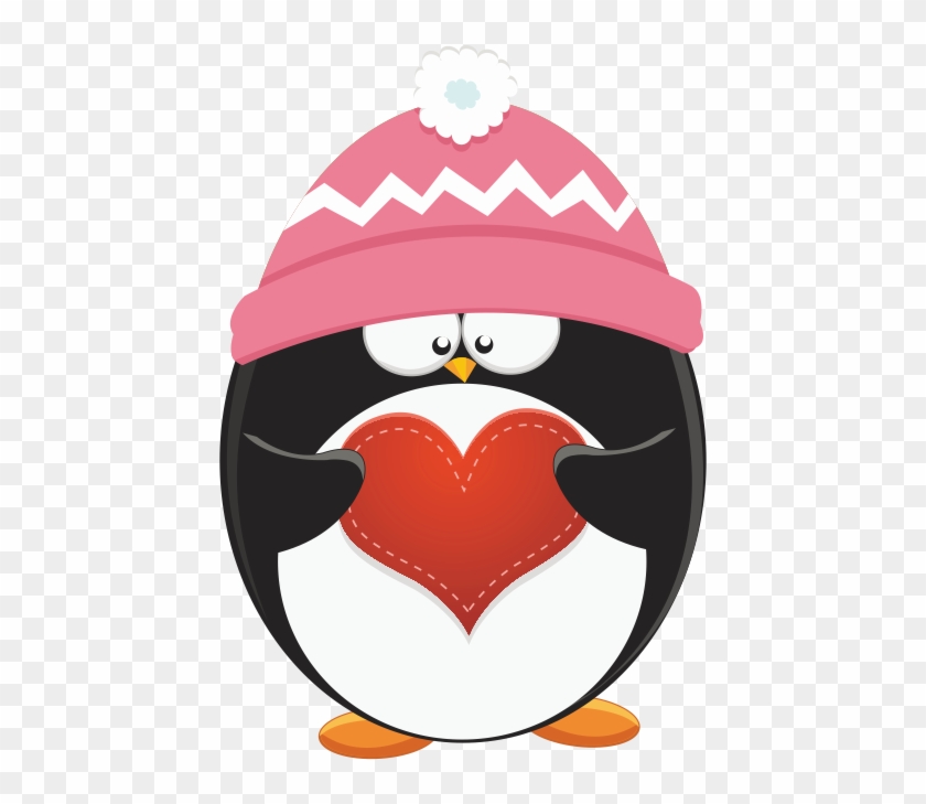 Penguin Love Illustration - Penguin Love Illustration #541760