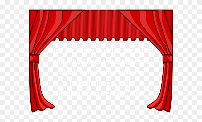 Farewell Clip Art At Clker - Theater Curtains Clip Art #543270