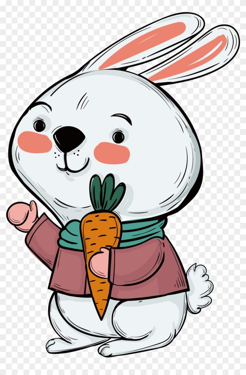 Easter Bunny Rabbit Illustration - Easter Bunny Rabbit Illustration #543507