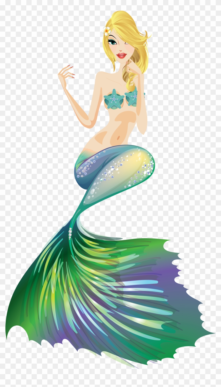 Mermaid ,freebies , Free, Clip Art, Love , Heart, Love - Canvas Print #544174