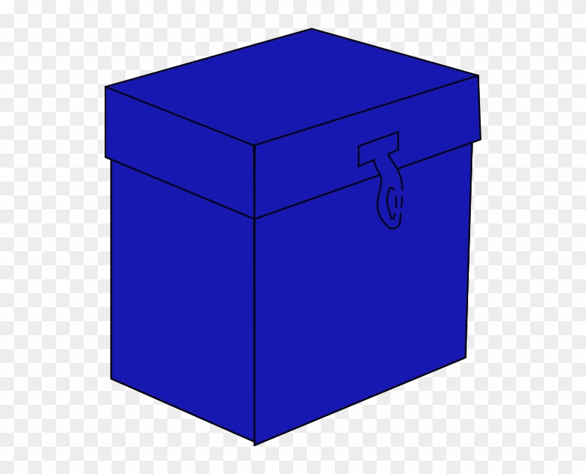Blue Box Hi - Blue Box Clipart #544398