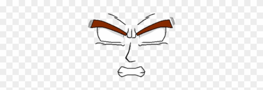 Transparent Angry Roblox Face